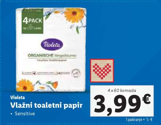 Vlažni toaletni papir