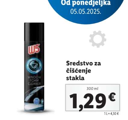 SREDSTVO ZA ČIŠČENJE STAKLA