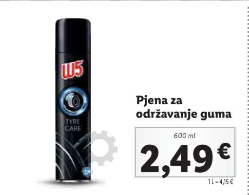 Pjena za održavanje guma