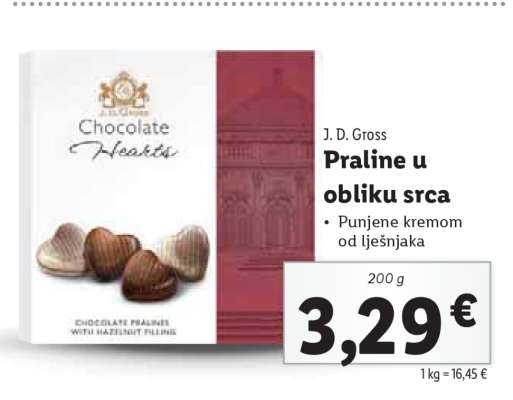 Praline u obliku srca