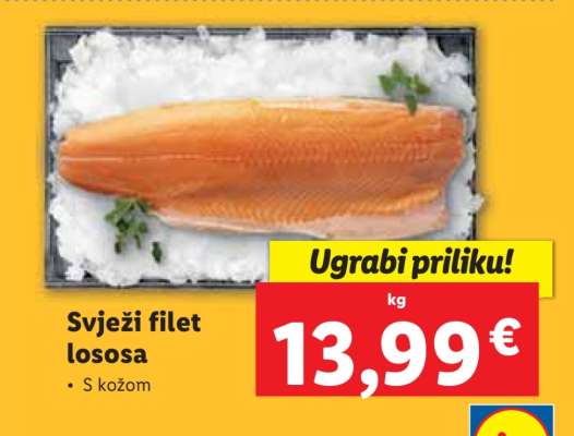 Svježi filet lososa