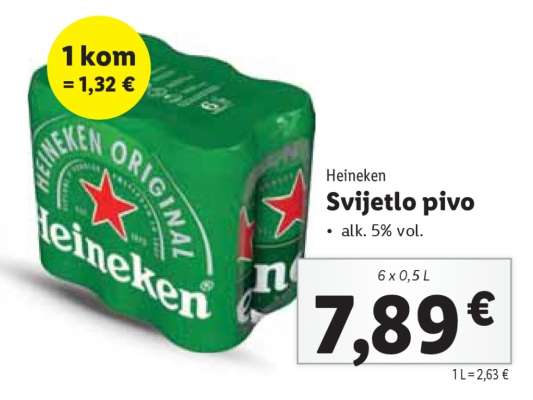 HEINEKEN Svijetlo pivo
