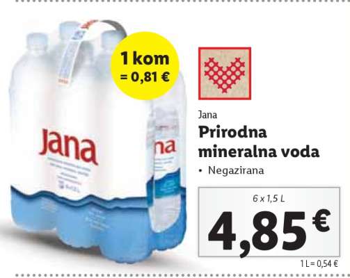 Jana Prirodna mineralna voda