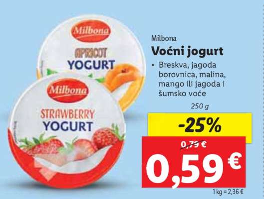 Voćni jogurt