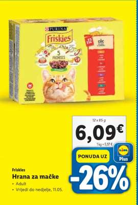FRISKIES Hrana za mačke