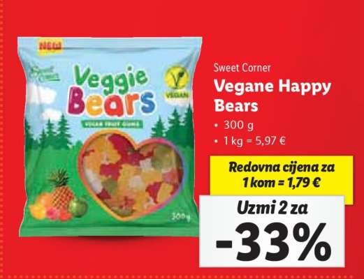 Vegane Happy Bears
