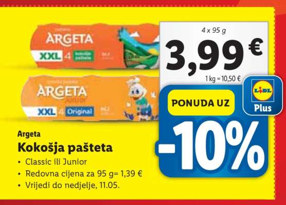 ARGETA Kokošja pašteta