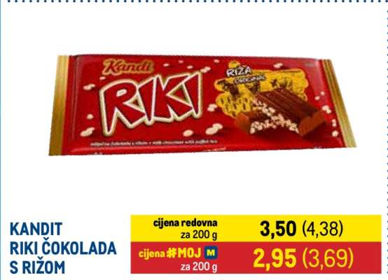 KANDIT Riki Čokolada s rižom