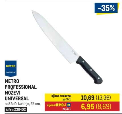 METRO PROFESSIONAL NOŽEVI UNIVERSAL