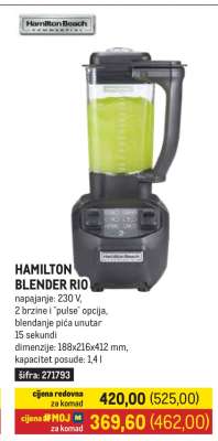 HAMILTON BLENDER RIO