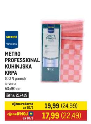 METRO PROFESSIONAL KUHINJSKA KRPA