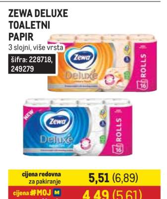 ZEWA DELUXE TOALETNI PAPIR