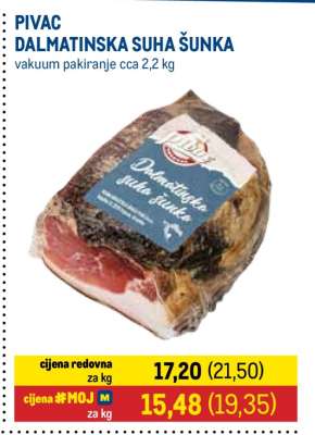 PIVAC Dalmatinska suha šunka