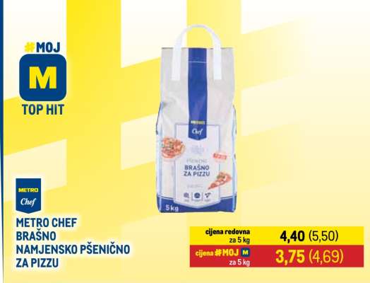 METRO CHEF BRAŠNO NAMJENSKO PŠENIČNO ZA PIZZU