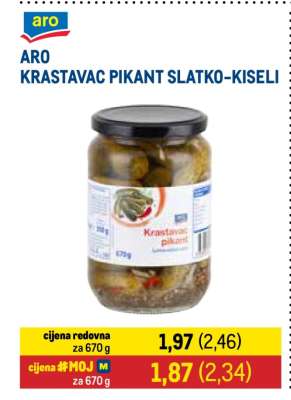 ARO KRASTAVAC PIKANT SLATKO-KISELI