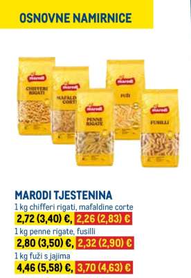 MARODI tjestenina