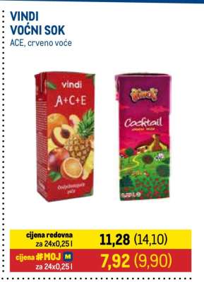 VINDI VOĆNI SOK
