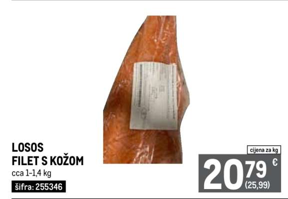 Losos filet s kožom