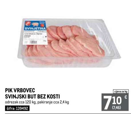 PIK VRBOVEC SVINJSKI BUT BEZ KOSTI