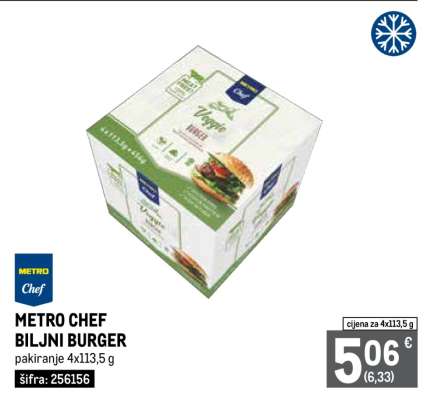 METRO CHEF BILJNI BURGER