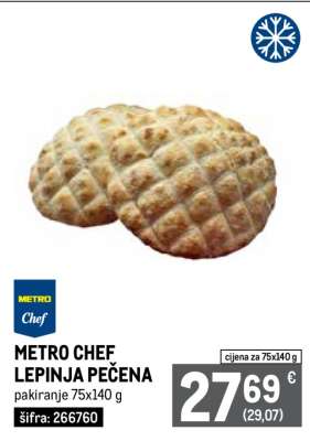 METRO CHEF LEPINJA PEČENA