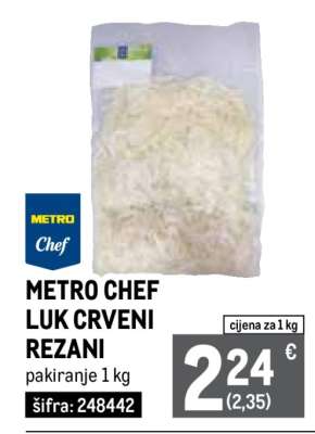 METRO CHEF LUK CRVENI REZANI