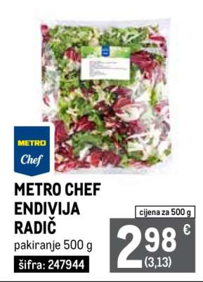 METRO CHEF ENDIVIJA RADIČ