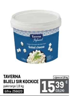 TAVERNA BIJELI SIR KOCKICE