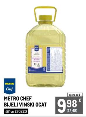 METRO CHEF BIJELI VINSKI OCAT