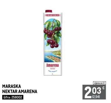 MARASKA NEKTAR AMARENA