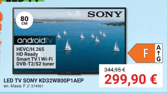 LED TV SONY KD32W800P1AEP