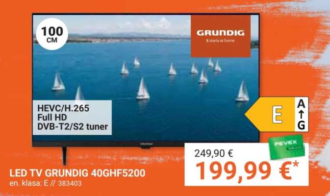 LED TV GRUNDIG 40GHF5200