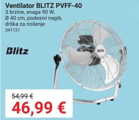 Ventilator BLITZ PVFF-40