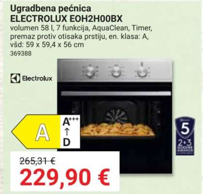 ELECTROLUX EOH2H00BX
