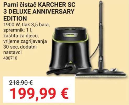 Parni čistač KARCHER SC 3 DELUXE ANNIVERSARY EDITION