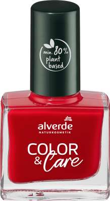 alverde NATURKOSMETIK Color & Care lak za nokte – 40 Classic Red