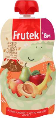 Frutek Voćna kašica sa žitaricama od cjelovitog zrna, 8+mj.