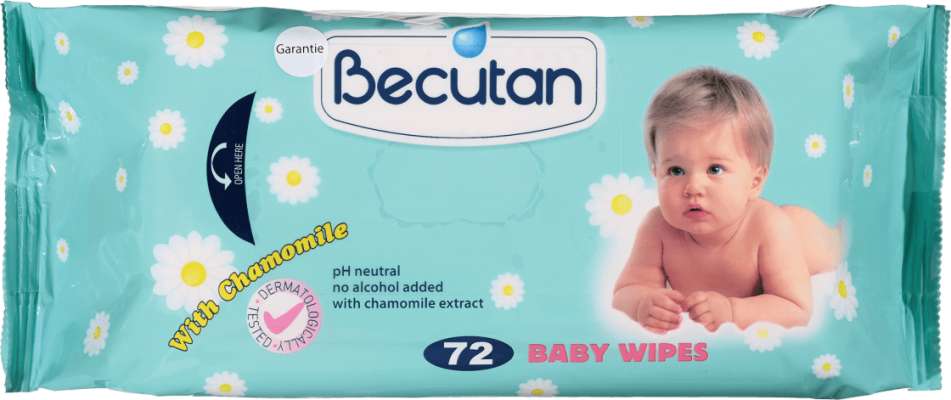 Becutan Vlažne maramice s ekstraktom kamilice