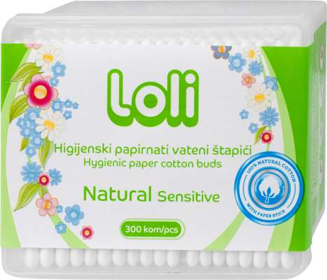 Lola Sensitive higijenski papirnati vateni štapići