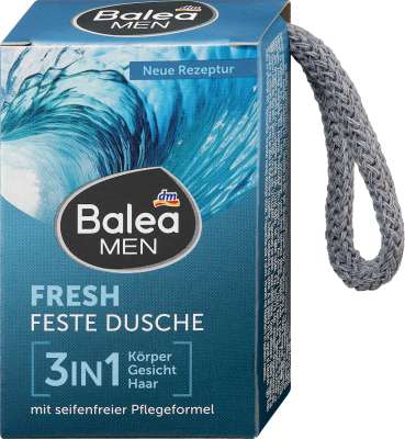 Balea MEN Fresh tvrdi sapun za tuširanje 3u1