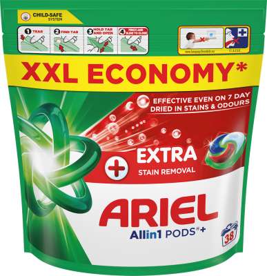 ARIEL Allin1 PODS®+ kapsule za pranje rublja – Extra Clean