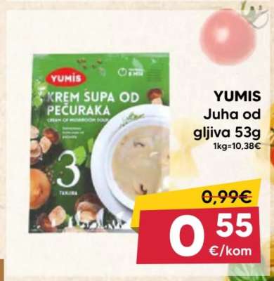 YUMIS Juha od gljiva 53g
