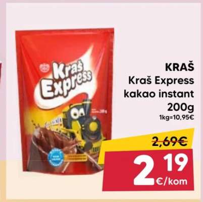 Kraš Express kakao instant 200g