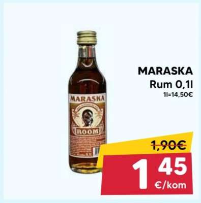 MARASKA Rum 0,1l