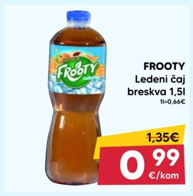 FROOTY Ledeni čaj breskva 1,5l