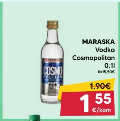 MARASKA Vodka Cosmopolitan