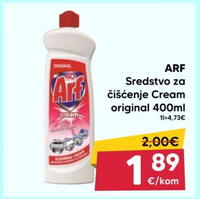 ARF Sredstvo za čišćenje Cream original 400ml