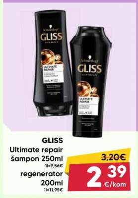 GLISS Ultimate repair šampon 250ml