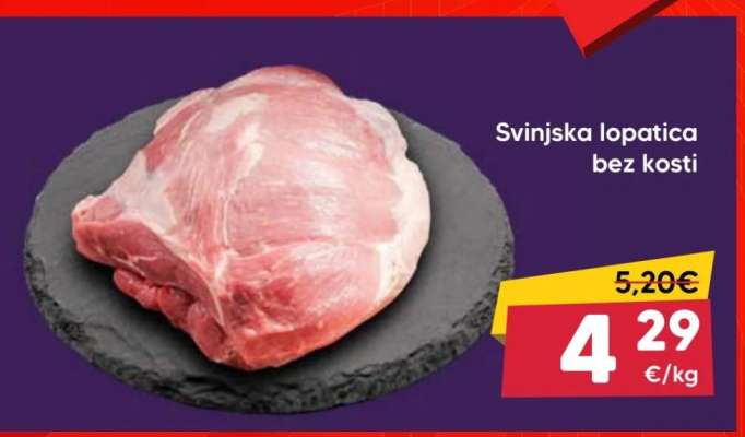 Svinjska lopatica bez kosti