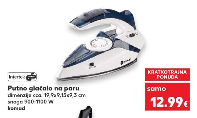 Putno glačalo na paru